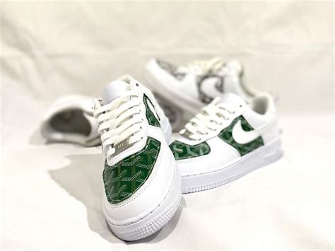 air force 1 goyard custom|custom air force 1 sneakers.